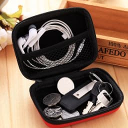 Kids Travel Zipper Hard Case for Playing Cards Board Game Cards Storage Package Mini Bag Card Holder for Fan Entertainment Adult