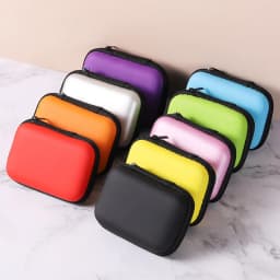 Kids Travel Zipper Hard Case for Playing Cards Board Game Cards Storage Package Mini Bag Card Holder for Fan Entertainment Adult