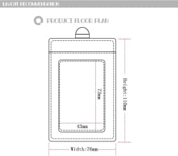 PU Leather Slim Minimalist Wallet ID Card ID Card Holder, Retractable Lanyard Neck Strap with 1 ID Window and 2 Card Slot