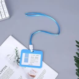Lanyard Card Covers Women Men Work Permit Holder Credit Card Holder Neck Strap Students Kids Bus Cards Case ID Card Holder