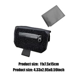Stylish Money Pouch Large Capacity Trendy Hidden Secure Purse Anti-Theft Ultra Thin Waist Purse Fitness Card Sleeve Purses