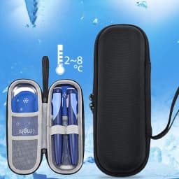 Travel Case Insulin Cooling Bag Thermal Insulated Diabetic Pocket Pill Protector Without Gel Oxford Medical Cooler Home Travel