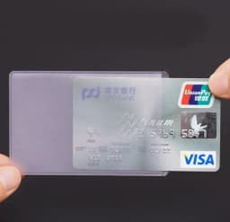 1/5/10pcs Waterproof Transparent Card Cover Holder for Women Men Student ID Credit Bus Cards Protect