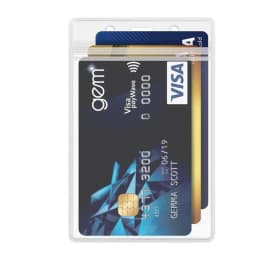 1/5/10pcs Waterproof Transparent Card Cover Holder for Women Men Student ID Credit Bus Cards Protect