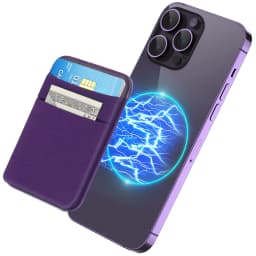 Phone Wallet Card Holder Elastic Lycra Magsafe Cardholder Compatible Magentic Wallets for Apple 16 15 Pro Max Samsung Android