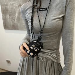 Women Small Bag Mini Lipstick Headphones Trendy Fashionable Pendant Bag Simple Niche Design Fabric Single-shoulder Crossbody Bag