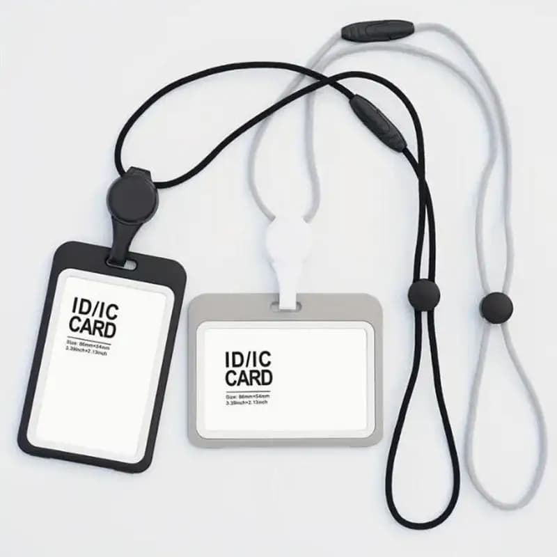 Nursing Credential Holder Retractable Card Holder Removable Lanyards ID Card Business Badg Holder Luxury School Acsesories