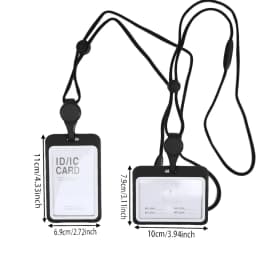 Nursing Credential Holder Retractable Card Holder Removable Lanyards ID Card Business Badg Holder Luxury School Acsesories