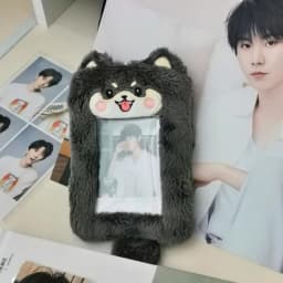 Multifunctional Photocard Case Bear/Rabbit/Chick Bus Door Cards Sleeve Cute Cartoon Photo Card Holder School Office