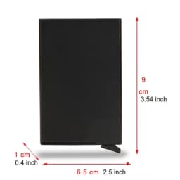 ID Bank Credit Card Holder Men's Wallet Anti Rfid Blocking Protected Magic Business Anti-theft Slim Thin Men Money CardHolder