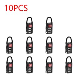 Outdoor Backpack Handbag Zipper Lock Anti Theft Portable Mini Combination Code Number Lock for Travel Backpack Accessories