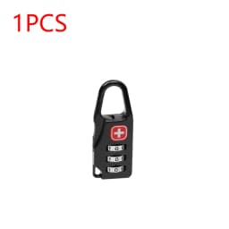 Outdoor Backpack Handbag Zipper Lock Anti Theft Portable Mini Combination Code Number Lock for Travel Backpack Accessories