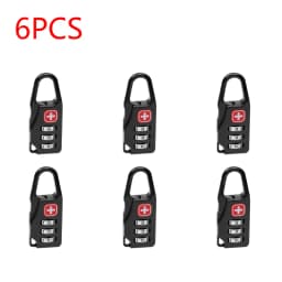 Outdoor Backpack Handbag Zipper Lock Anti Theft Portable Mini Combination Code Number Lock for Travel Backpack Accessories