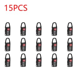 Outdoor Backpack Handbag Zipper Lock Anti Theft Portable Mini Combination Code Number Lock for Travel Backpack Accessories