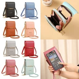 Smartphone RFID Women Touch Screen Phone Bag Handbag Crossbody Bags RFID Anti Theft Purse
