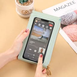 Smartphone RFID Women Touch Screen Phone Bag Handbag Crossbody Bags RFID Anti Theft Purse