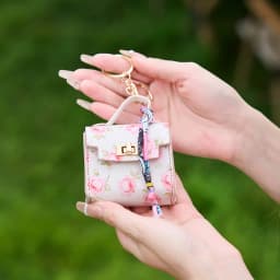 Light Luxury High-end Coin Purses Fashionable Exquisite Bag Accessories New Silk Scarf Bracelet Portable Mini Keychain Pendants