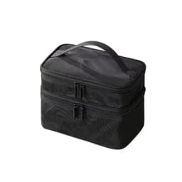 2/3 Layer Portable Transparent Mesh Travel Bag Large Capacity Storage Toiletry Bag 2/3 Layer Makeup Case Toiletries Organization