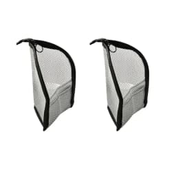Standing Mesh Toiletry Bag Women Portable Cosmetic Makeup Organizer Travel Waterproof Toothbrush Storage Case Beauty Pouch
