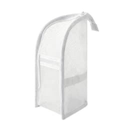 Standing Mesh Toiletry Bag Women Portable Cosmetic Makeup Organizer Travel Waterproof Toothbrush Storage Case Beauty Pouch