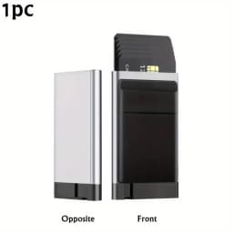 Anti-theft Card Holder RFID Protection Wallet, Aluminum Alloy Design, Lightweight & Theft-resistant for Safe Daily Card Storage