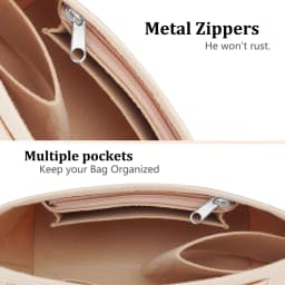 Felt Insert Bag For Longchamp Handbag Liner Bag Felt Cloth Makeup Bag Support Travel Portable Insert Purse Organizer, 4 Size