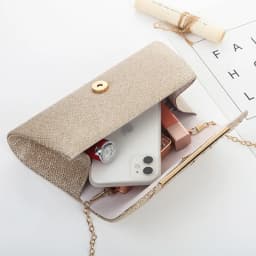 European and American sequined marriage party storage bag, women's dinner bag, chain single-shoulder women's evening dress bag