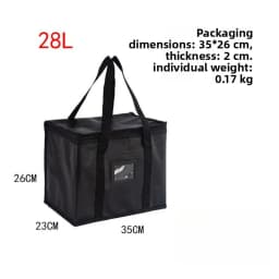16/28/50/70L Food Delivery Bag Large Thermal Bag for Food Delivery Insulated Cooler Bag Foldable Reusable Grocery Bag Keeps