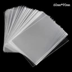 100pcs/set Transparent Game Card Sleeve ID Credit Card Holder Cover Bag Case Business Game Cards Protector Sleeve Organizer