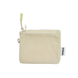 Travel Makeup Storage Bags New Mesh Coin Purse Simple Portable Mini Bag Multi-purpose Square Bag Double-layer Zipper Card Holder