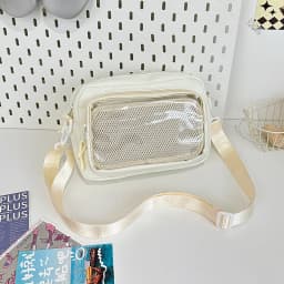 New Y2K Mini Anime Ita Bag Portable Outdoor Small Crossbody Bag Cute Girl Transparent Shoulder Bag Otaku DIY Comic Display Purse