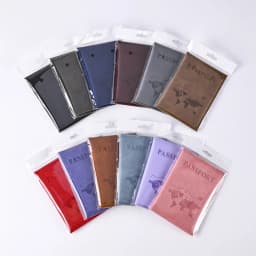 Colorful PU Passport Holder Ticket Passport Covers Travel Passport Protective Cover ID Credit Card Holder Travel Accessories