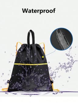Fashion Drawstring Backpack Drawstring Pocket Men's and Women's Travel Clothing Sorting and Storage Bags Suitable for Daily Use