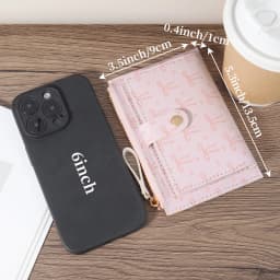 Card clip ultra-thin, lightweight, portable cash, ID card, credit card, coin pocket wallet, fashionable zipper coin wallet, high
