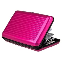 Portable Credit Card Holder Wallet Metal Name Card Holder Waterproof Credit Card Protector for Women Men Travel Wallet