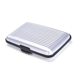 Portable Credit Card Holder Wallet Metal Name Card Holder Waterproof Credit Card Protector for Women Men Travel Wallet