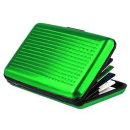 Portable Credit Card Holder Wallet Metal Name Card Holder Waterproof Credit Card Protector for Women Men Travel Wallet