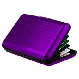 Portable Credit Card Holder Wallet Metal Name Card Holder Waterproof Credit Card Protector for Women Men Travel Wallet