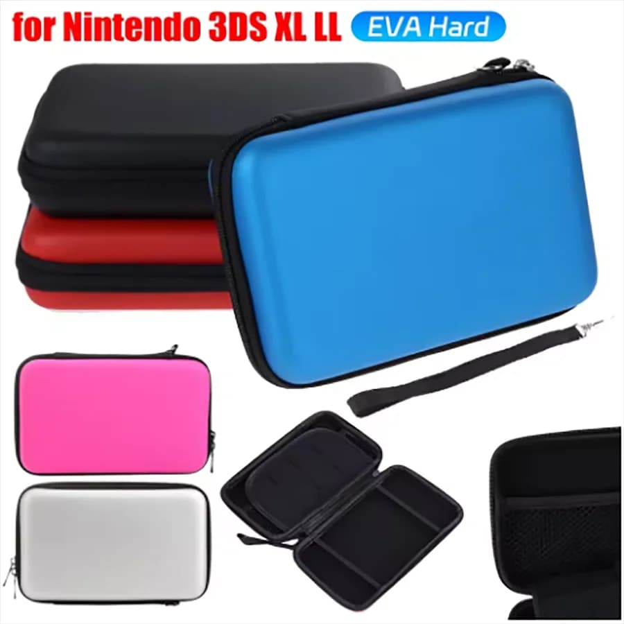 EVA Skin Carry Hard Case Bag Pouch for 3DS XL LL Console Protective Cover Portable Storage Bag for New 3DS XL 3DS LL