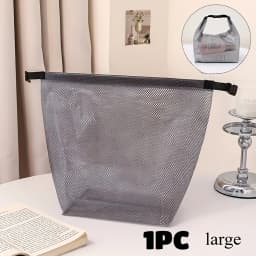 2PCS Waterproof Storage Bag Cosmetic Storage Bag Gym Swimming Clothing Storage Pouch Men Women Outdoor Travel Washing Bag