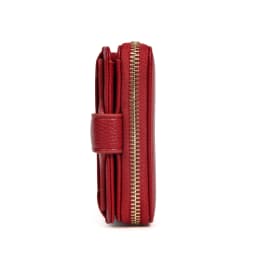 Baellerry Women Stylish Zip Around Card Wallet Multi-Functional RFID Blocking Purse 6 Card Slots and Coin Pocket Minimalist Gift