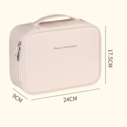 Women's Cosmetic Bag Makeup Bag Double Layer Large Capacity Luxury Cosmetics Organizer Travel Essentials Women's Cosmetic Bag