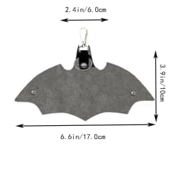 Neutral Style Men's and Women's Key Ring Pendant with Halloween Bat Wing Handmade Accessory - Simple and Unique Key Ring Accesso
