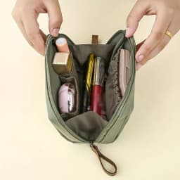 2026 Small Solid Color Portable Makeup Bag, Travel Cosmetic Pouch, Storage Organizer For Daily Use