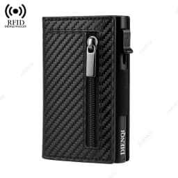 Rfid Credit Card HolderMen Wallets Luxury Money Bag Purse Metal Aluminium Slim Thin Small Smart Minimalistic Wallets for Men
