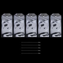 5pcs/Set Cruise Luggage Tags Waterproof Transparent Tags Metal Loop Travel Accessories Aircraft Baggage Tags for Easy Sorting