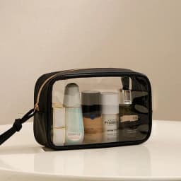 1/3PCS Waterproof Cosmetic Bag Portable Portable Cosmetic Storage Bag Large Capacity PVC Transparent Wash Bag Travel Storage Bag