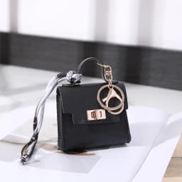 Light Luxury High-end Coin Purses Fashionable Exquisite Bag Accessories New Silk Scarf Bracelet Portable Mini Keychain Pendants