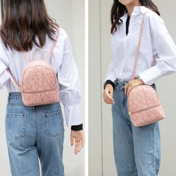 Mini Backpack Fashion Retro Crossbody Bag Small Cute Purse Leather PU Little Backpack for Women Trip Travel Outting Bag