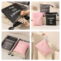 Laundry Shape Nylon Laundry Bag Travel Storage Pouch Machine Washable Dirty Clothes Organizer Wash Colorful Zipper Bag